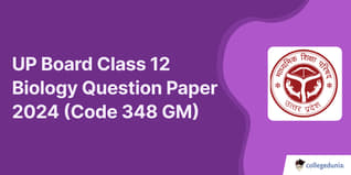 UP Board Class 12 Biology Question Paper 2024 (Code 348 GM) with Solutions